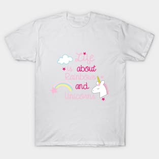 UNICORNS AND RAINBOWS T-Shirt